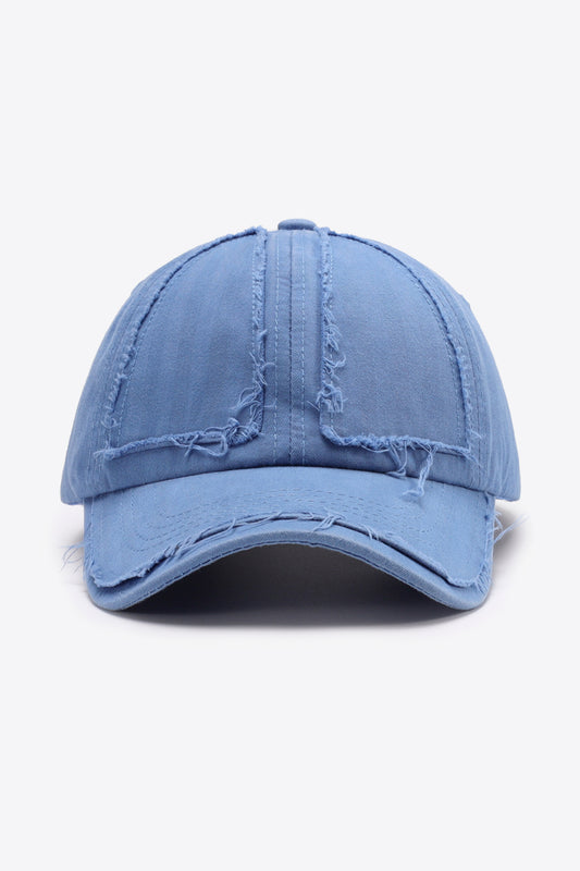 Distressed Adjustable Baseball Cap