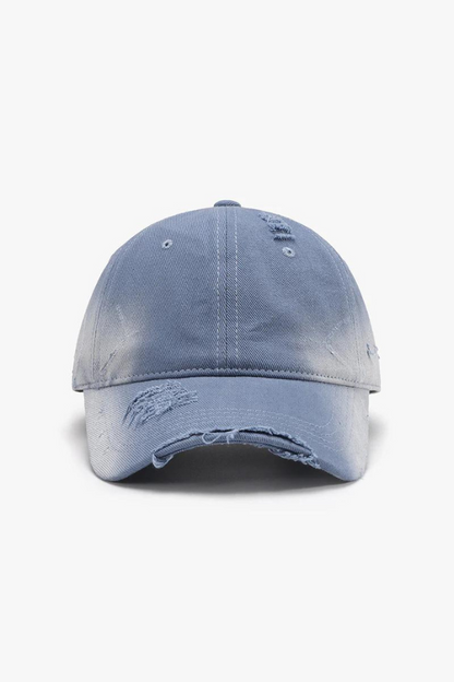 Distressed Adjustable Cotton Hat