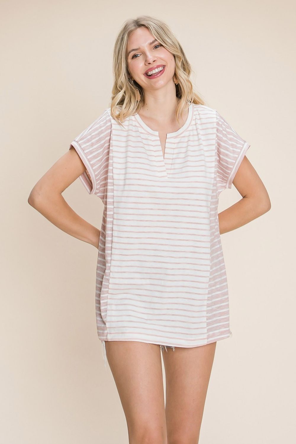 Striped Short Sleeve T-Shirt