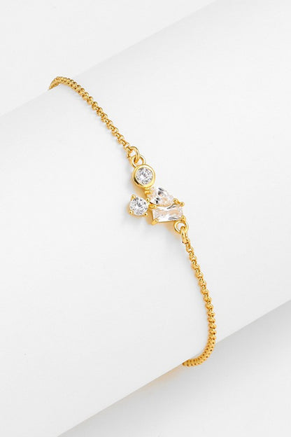 Plated Zircon Bracelet