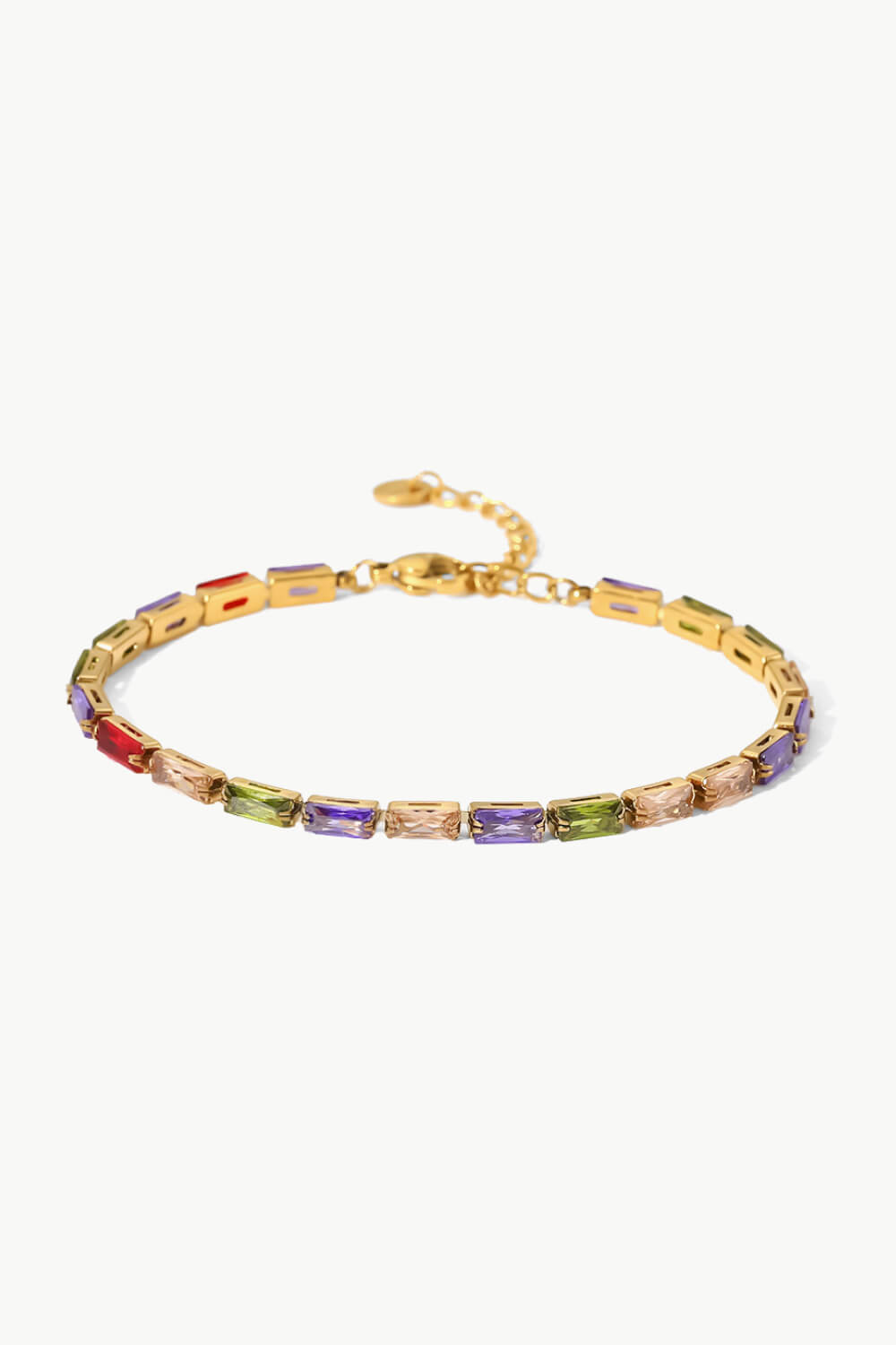 Multicolored Cubic Zirconia Bracelet