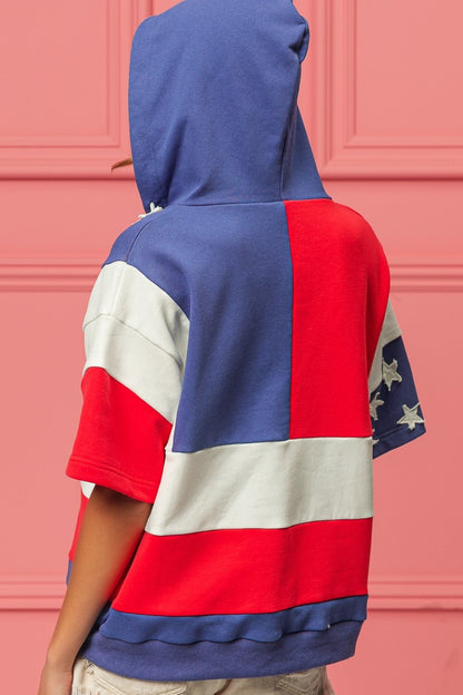 American Flag Theme Hoodie